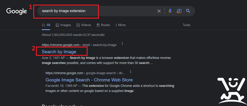 search by image extension