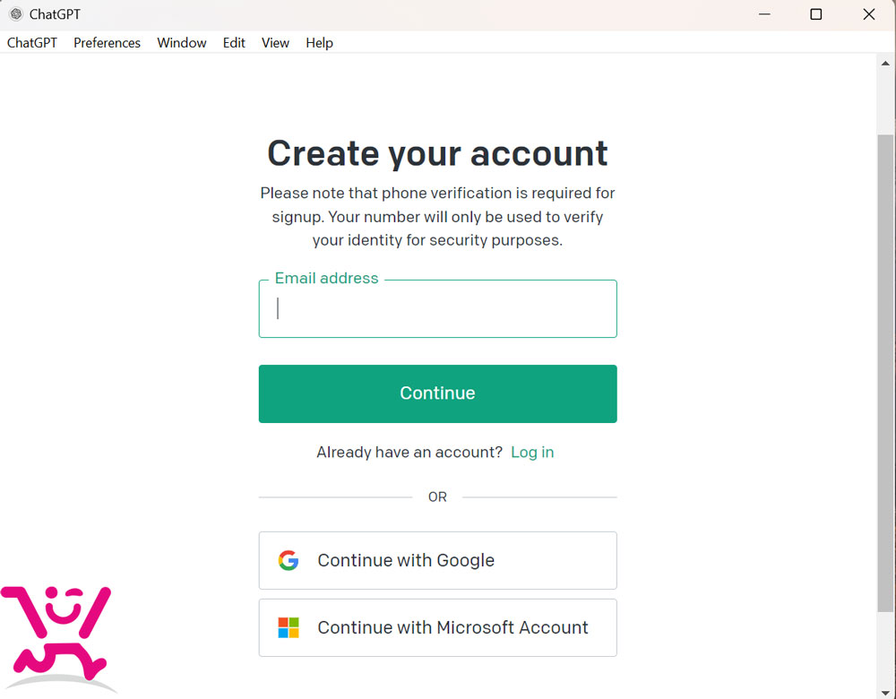 ساخت اکانت رایگان ChatGPT