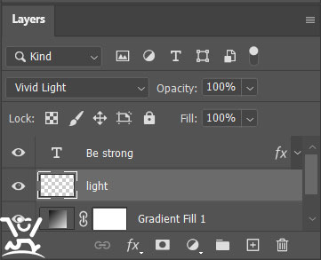 ساخت متن درخشان در فتوشاپ + آموزش تصویری 14 Blend Mode