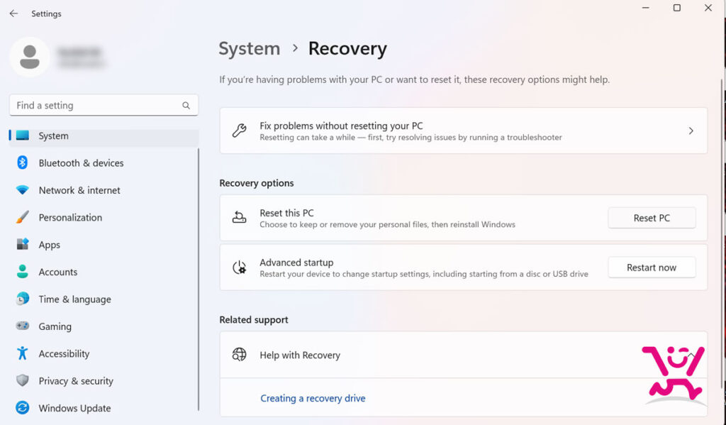 ورود به محیط Safe mode