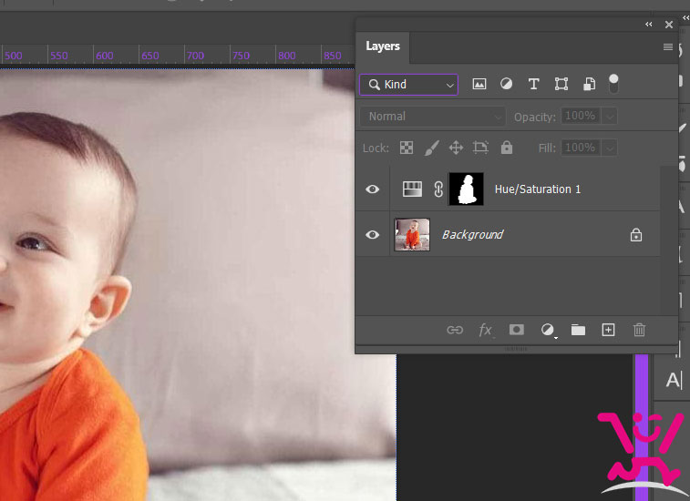 تغییر رنگ لباس در فتوشاپ + آموزش تصویری 5 count(title)%