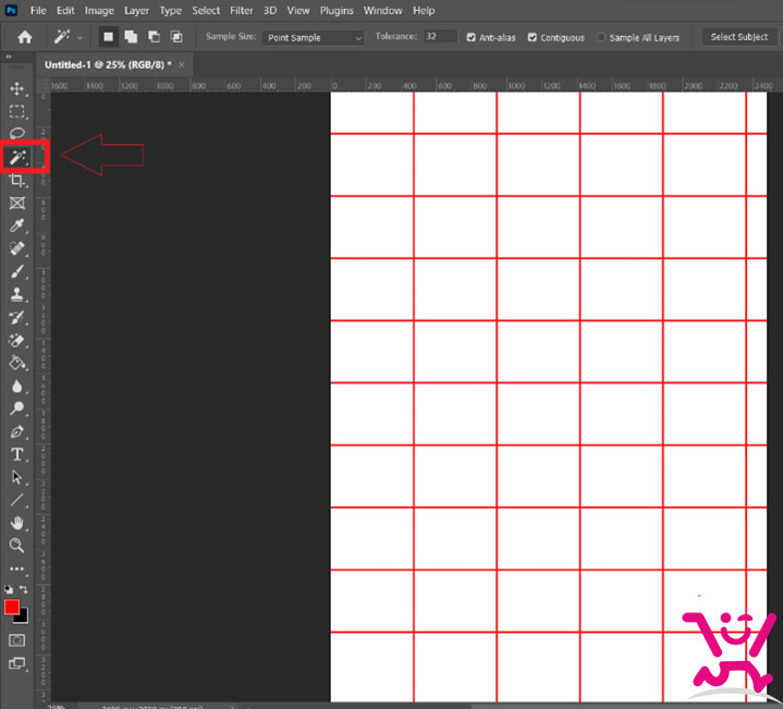 آموزش ترسیم جدول در فتوشاپ (ساده ترین روش) 5 Photoshop