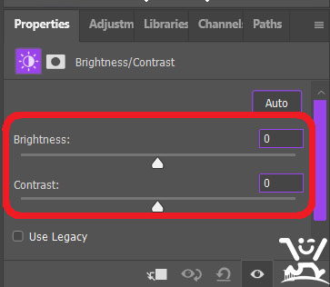 افزایش رزولوشن عکس | بالا بردن کیفیت عکس در فتوشاپ 7 تنظیمات مربوط به Brightness و Contrast