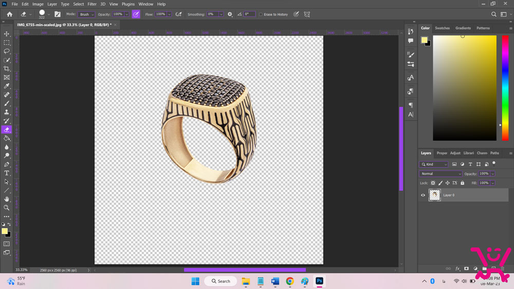 حذف پس زمینه عکس در فتوشاپ 10 حذف پس زمینه عکس در Photoshop