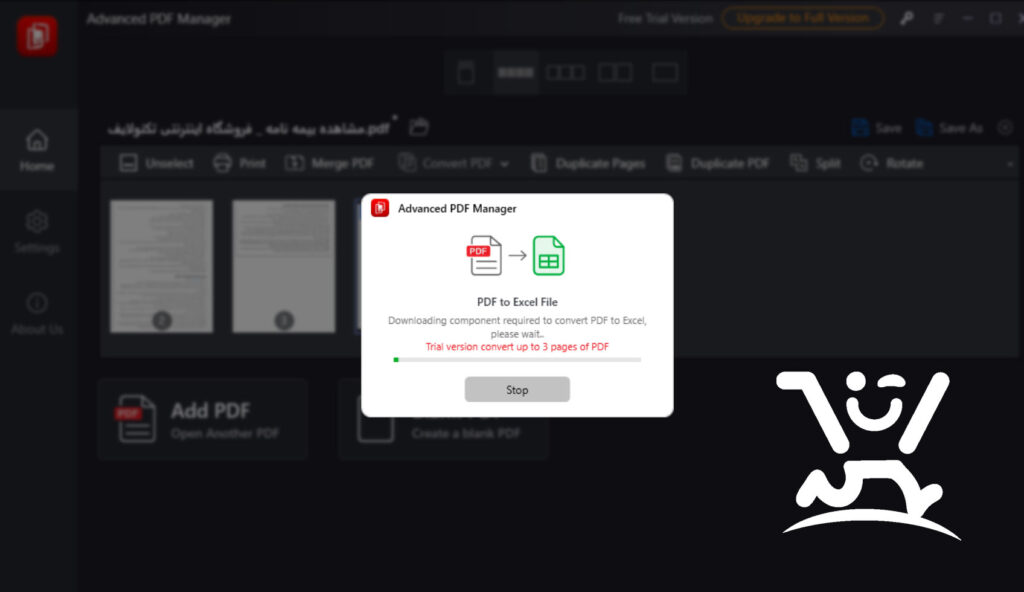 آموزش سریع تبدیل PDF به EXcel 3 آموزش سریع تبدیل PDF به EXcel