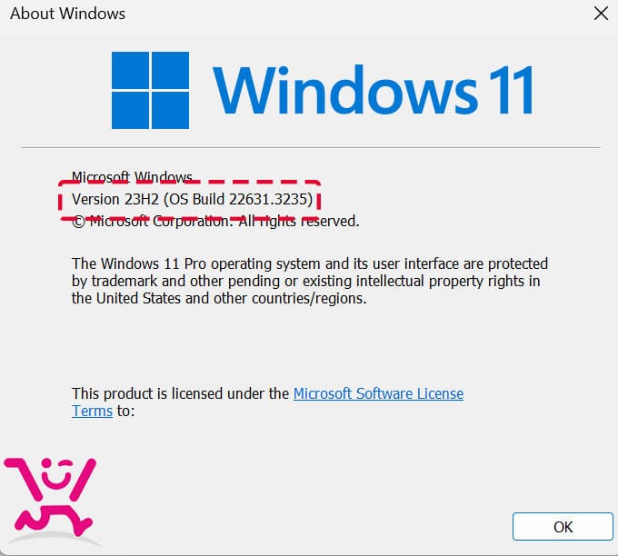 دانلود جدیدترین بیلد ویندوز 11 | Download the latest build of Windows 11 2 نمایش بیلد نامبر ویندوز OS Build