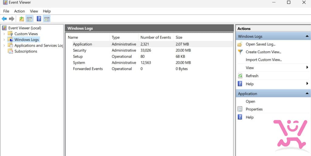 فهمیدن دلیل خرابی و خطای ویندوز | نمایش Error Logs 1 فهمیدن دلیل خرابی و خطای ویندوز | نمایش Error Logs