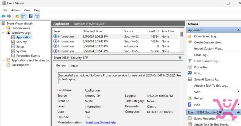 فهمیدن دلیل خرابی و خطای ویندوز | نمایش Error Logs